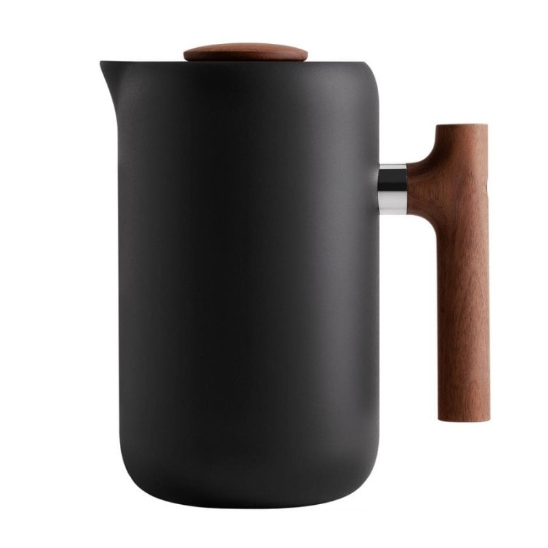 Fellow Clara French Press Czarny mat orzech | CoffeeLove