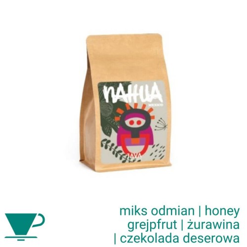 Java Meksyk Nahua filtr 250 g kawa ziarnista