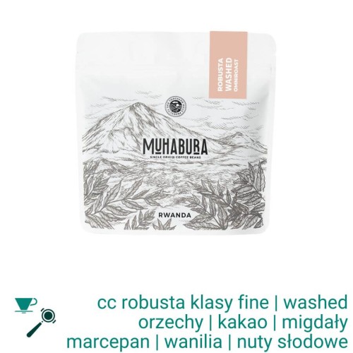 Muhabura Robusta washed omniroast 400 g kawa ziarnista