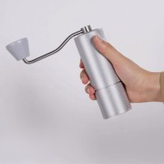 Timemore C3 Manual Grinder Silver ręczny żarnowy młynek do kawy | CoffeeLove