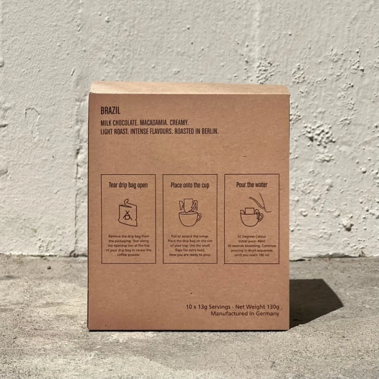The Barn Drip Bag Brazil 130g | CoffeeLove