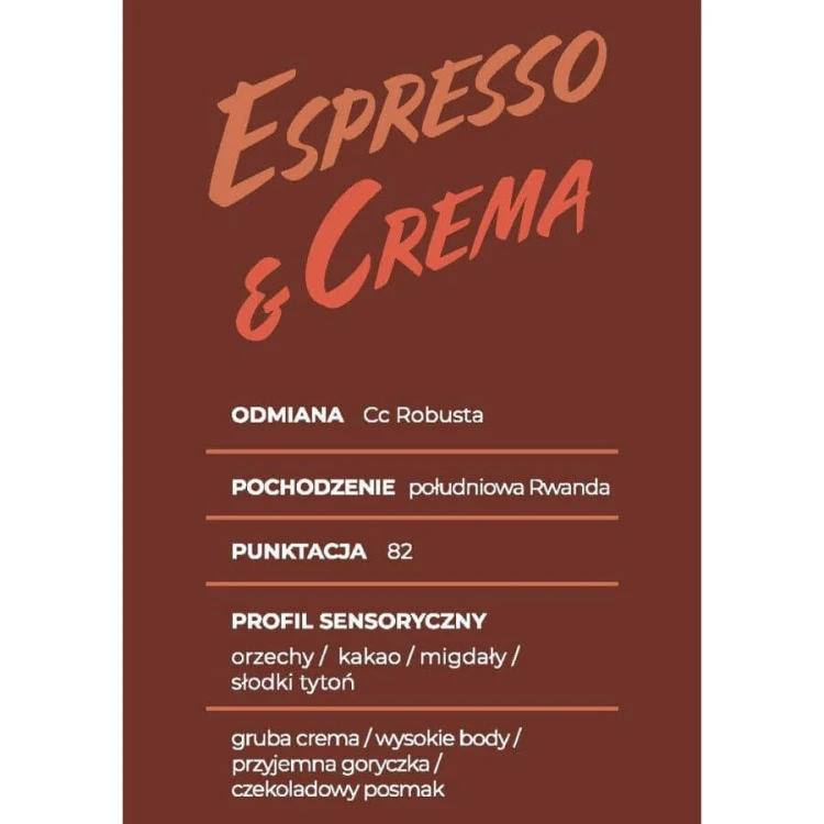 Muraho! Espresso & Crema Medium 1kg | CoffeeLove