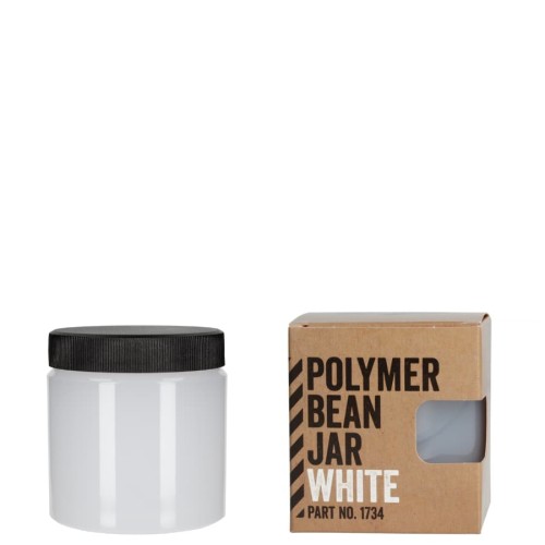 Comandante Polymer-Glass Bean Jar White 40g biały