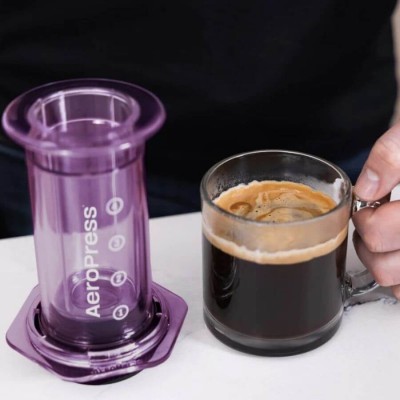 AeroPress Clear Purple Coffee Maker | CoffeeLove