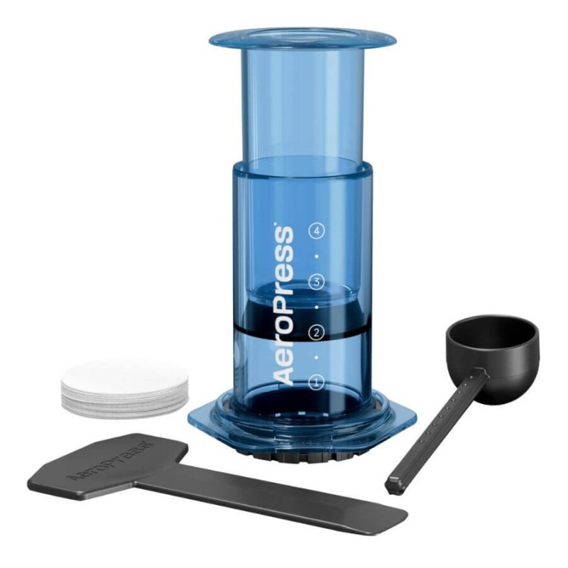 AeroPress Clear Blue Coffee Maker | CoffeeLove