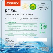 Filtr Coffix RF-504 HAF-QIN do lodówek | CoffeeLove