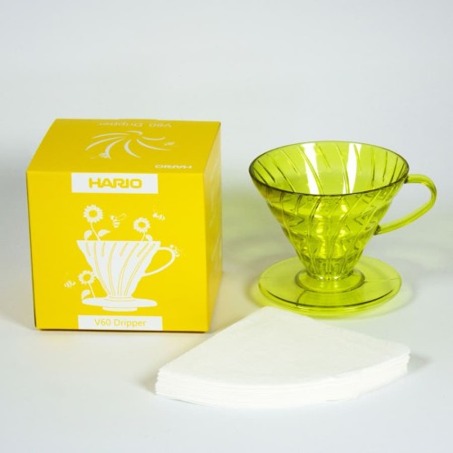 Hario dripper plastikowy Candy Edition Sunflower Yellow | CoffeeLove