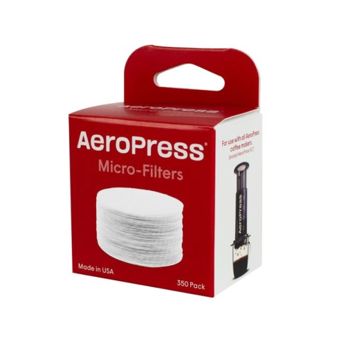 Filtry Białe do AeroPress Original, Clear & Go 350 sztuk