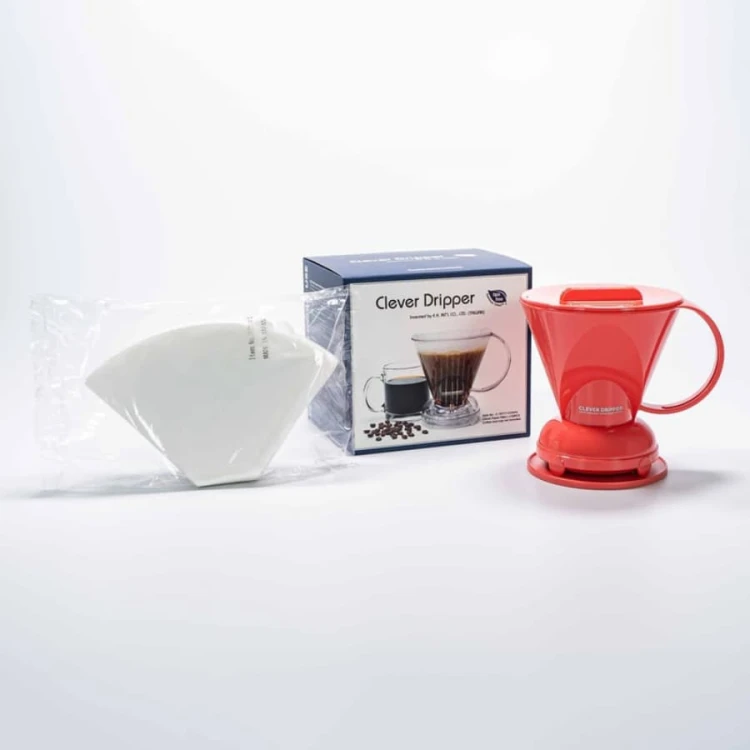 Clever Dripper koralowy | CoffeeLove