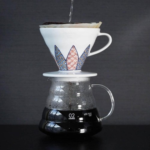 Hario V60-02 dripper ceramiczny Tachikichi Shozui | CoffeeLove