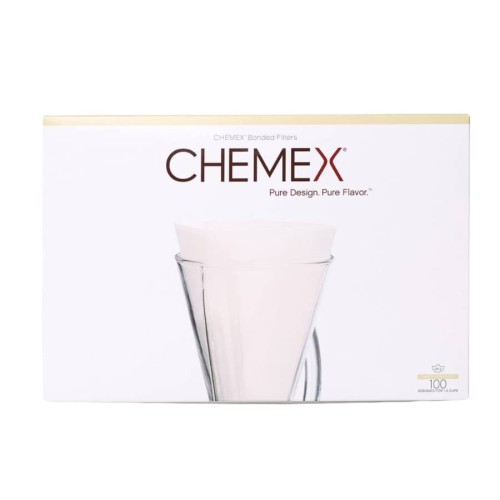 Chemex filtry 3 filiżanki białe FP-2 100 sztuk