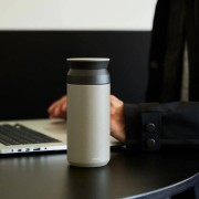 Kinto Travel Tumbler 350 ml sand beige | CoffeeLove