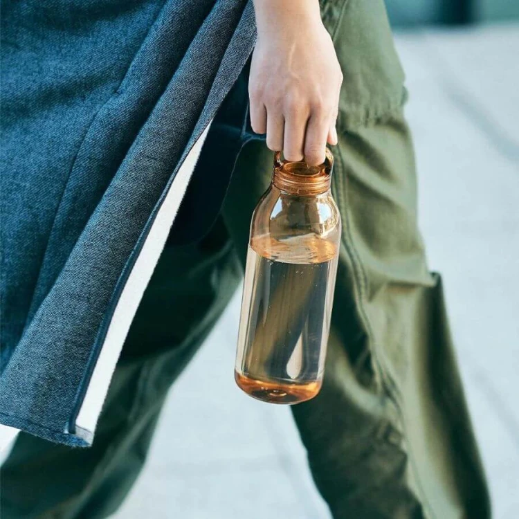 Kinto Water Bottle 950 ml amber | CoffeeLove