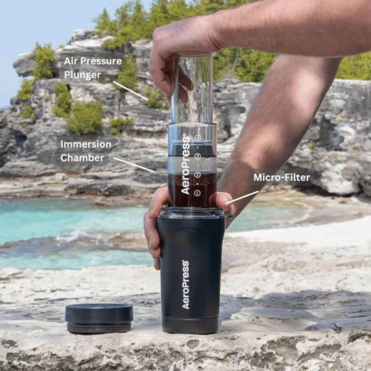 AeroPress Go Plus czarny | CoffeeLove