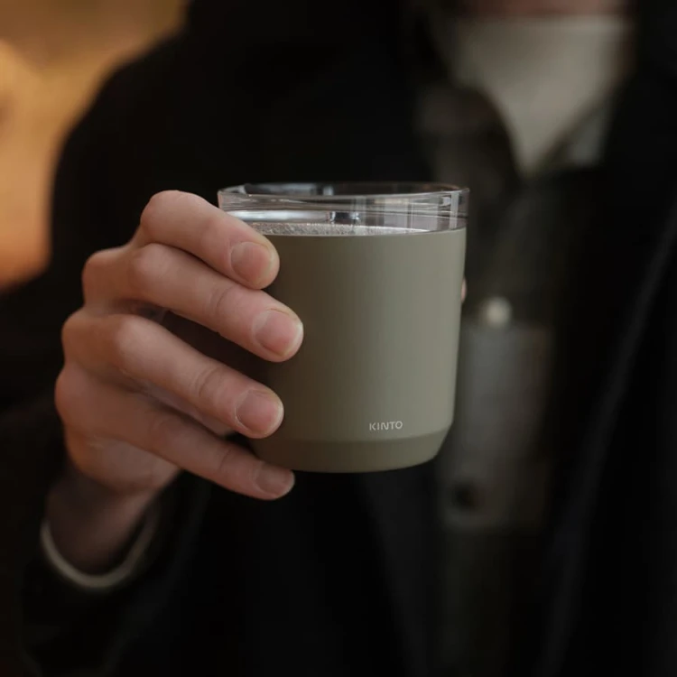 Kinto To Go tumbler 240 ml Khaki 240 ml | CoffeeLove