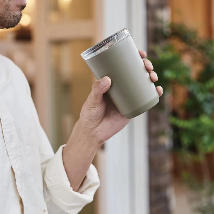 Kinto To Go Tumbler Khaki 360 ml | CoffeeLove