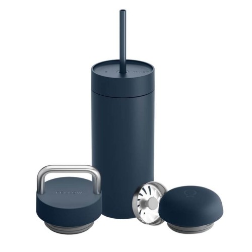 Fellow Carter Move Mug 3 w 1 Kubek termiczny granatowy 473 ml + 3 nakrętki