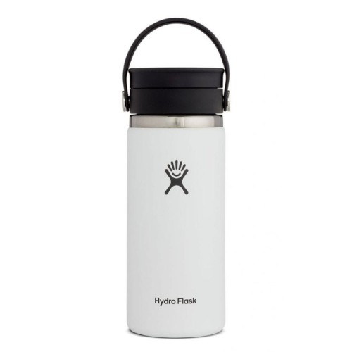 Hydro Flask 473 ml Wide Mouth Coffee Flex Sip Lid - White