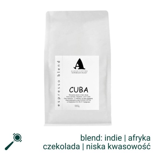 Audun Cuba Espresso Blend 1 kg kawa ziarnista