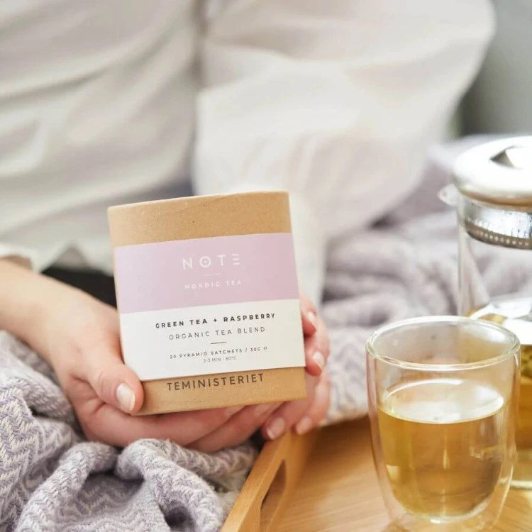 Teministeriet Green Tea + Raspberry Organic NOTE | CoffeeLove