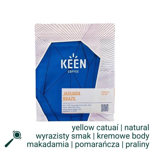 Keen Coffee Brazil Jaguara 250 g kawa ziarnista