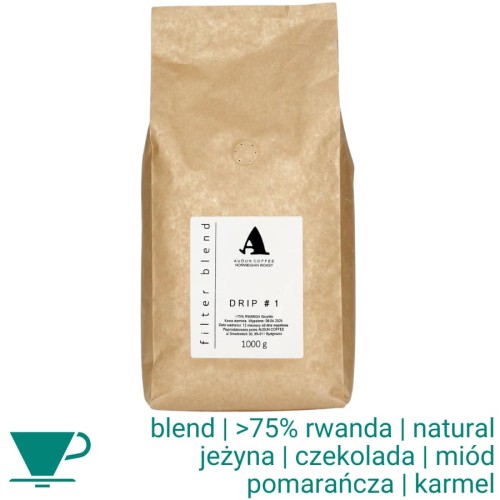 Audun Drip No. 1 Rwanda filtr 1 kg kawa ziarnista