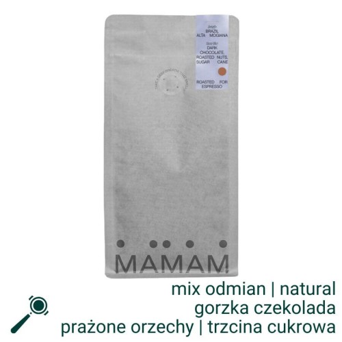 MAMAM Brazylia Alta Mogiana 1 kg kawa ziarnista