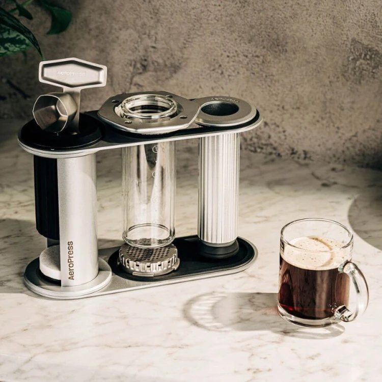AeroPress Organizer Stainless Steel zestaw | CoffeeLove