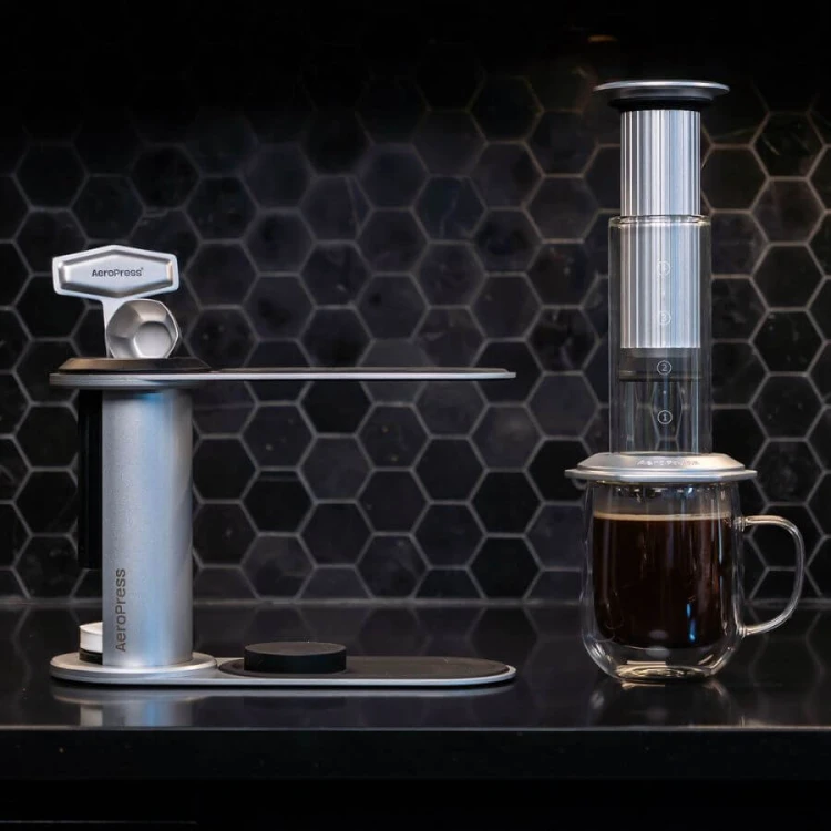 AeroPress Organizer Stainless Steel zestaw | CoffeeLove