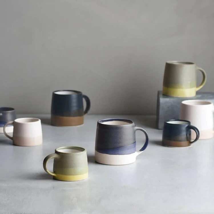 Kinto SCS-S03 mug black x brown 320 ml | CoffeeLove