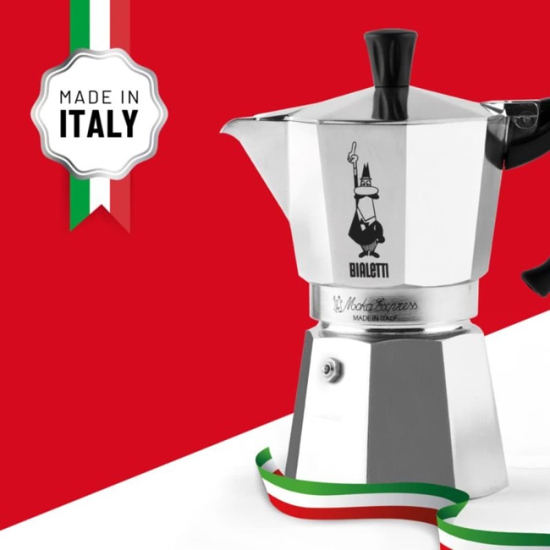 Bialetti Moka Express made in Italy | CoffeeLove