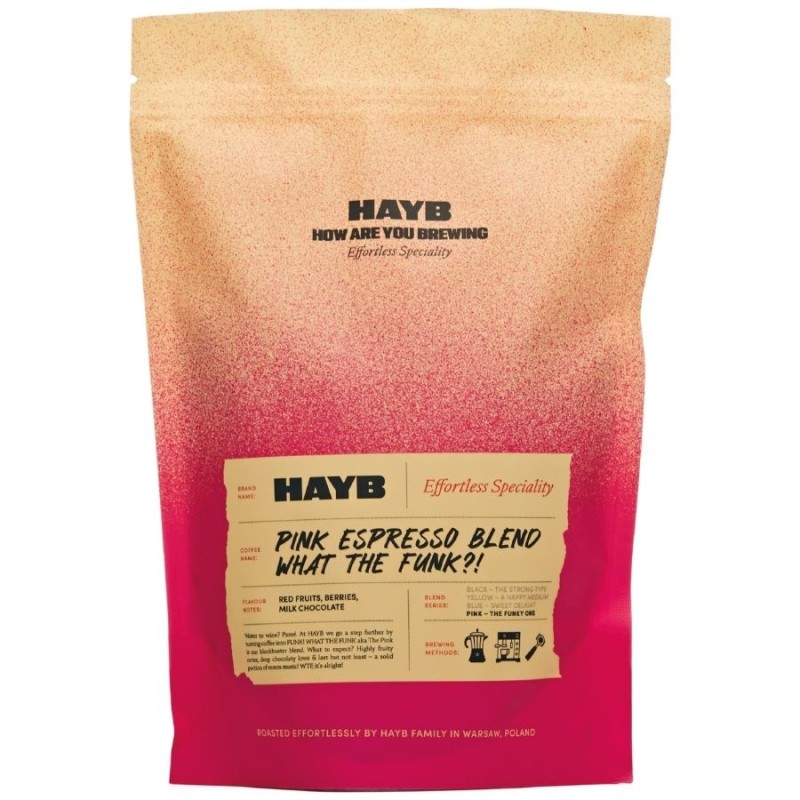 HAYB Pink Espresso Blend WTF 1kg | CoffeeLove