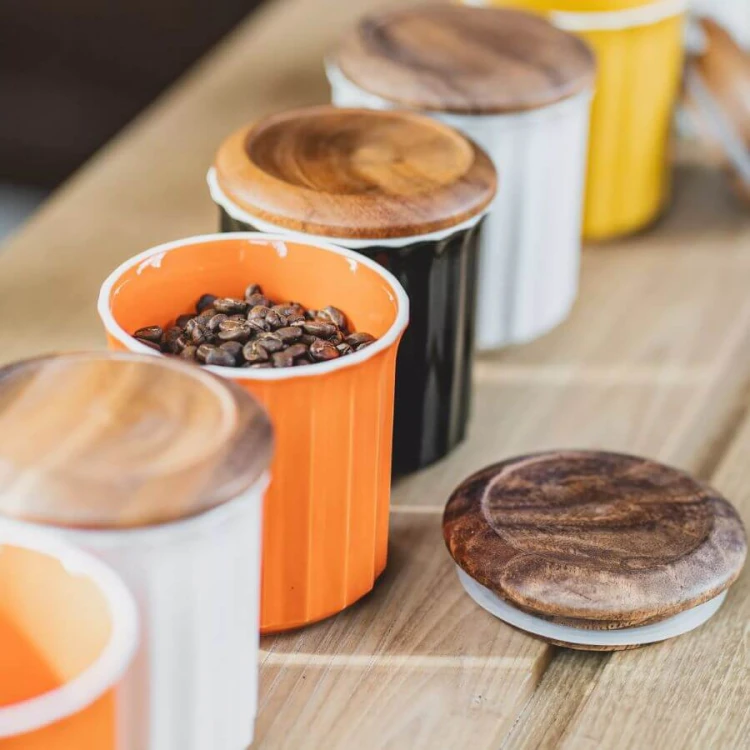 Origami Canister White | CoffeeLove