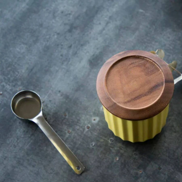 Origami Canister Yellow | CoffeeLove