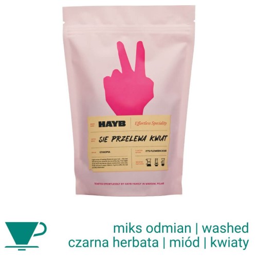 HAYB Się Przelewa Kwiat filtr 500 g kawa ziarnista