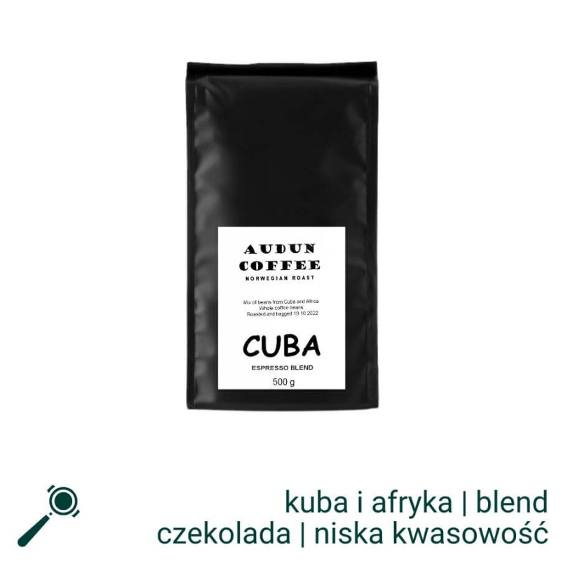 Audun Cuba Blend Espresso 500g | CoffeeLove