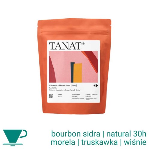 Tanat Coffee Kolumbia Nestor Lasso 200 g kawa ziarnista