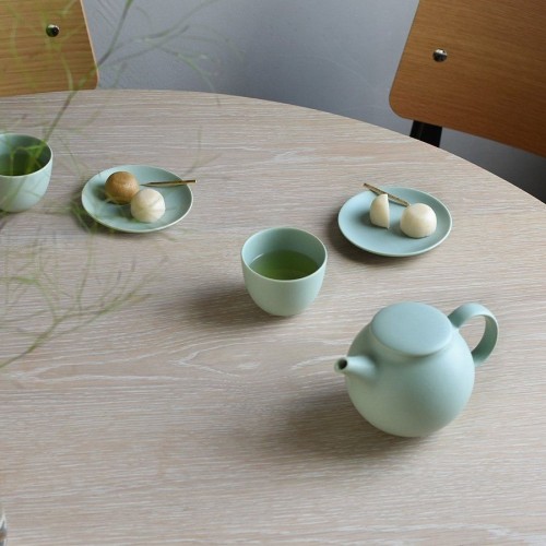 Kinto Pebble teapot czajniczek do herbaty 480 ml zielony | CoffeeLove