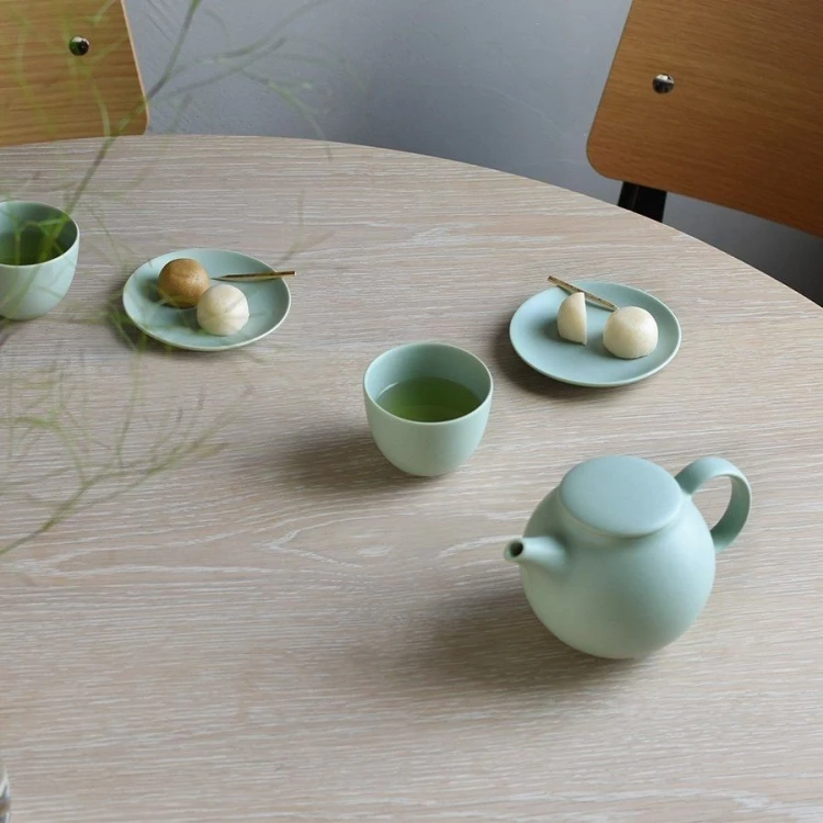 Kinto Pebble teapot czajniczek do herbaty 480 ml zielony | CoffeeLove