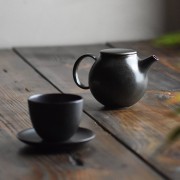 Kinto Pebble cup & saucer 180 ml czarka ze spodkiem | CoffeeLove