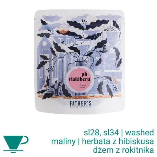 Father's Coffee Kenia Riakiberu PB filtr 300 g kawa ziarnista