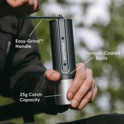 AeroPress - Młynek ręczny szary