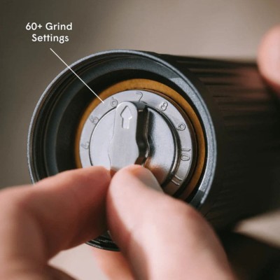 AeroPress - Młynek ręczny szary