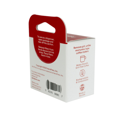 AeroPress Filtry papierowe białe 350 sztuk | CoffeeLove