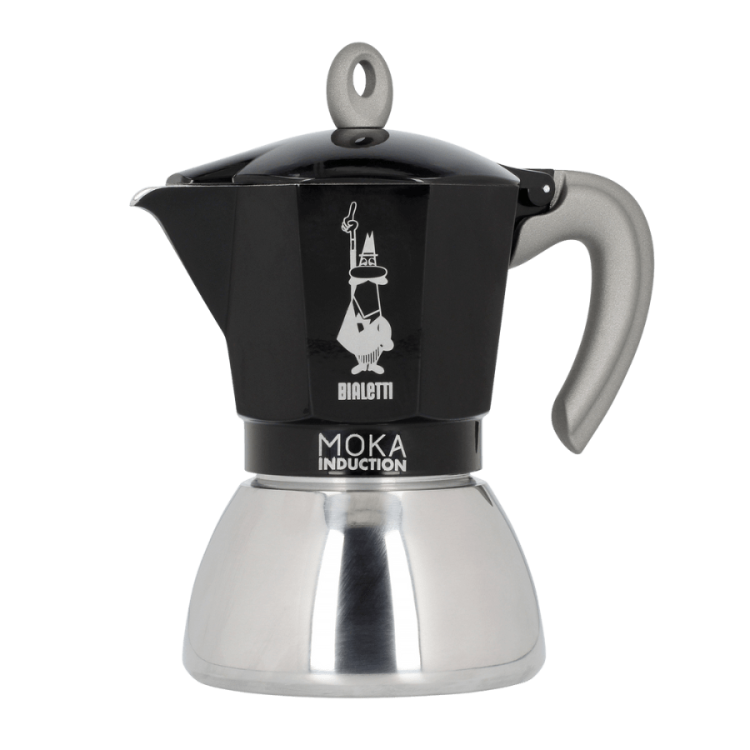 Bialetti Moka Induction czarna 6TZ | CoffeeLove