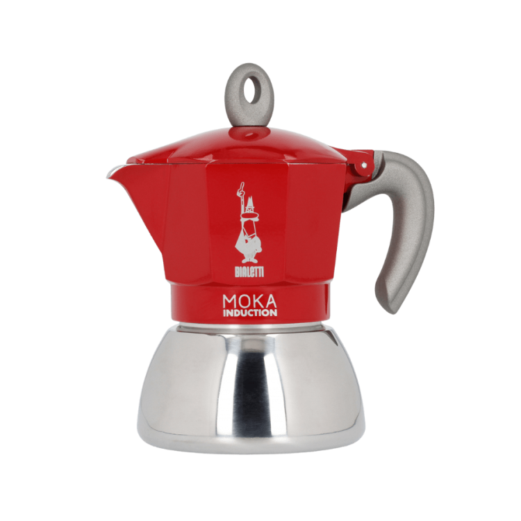 Bialetti Moka Induction czerwona 4TZ | CoffeeLove