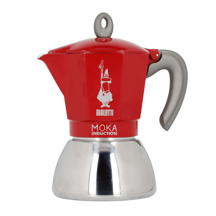 Bialetti Moka Induction czerwona 6TZ | CoffeeLove
