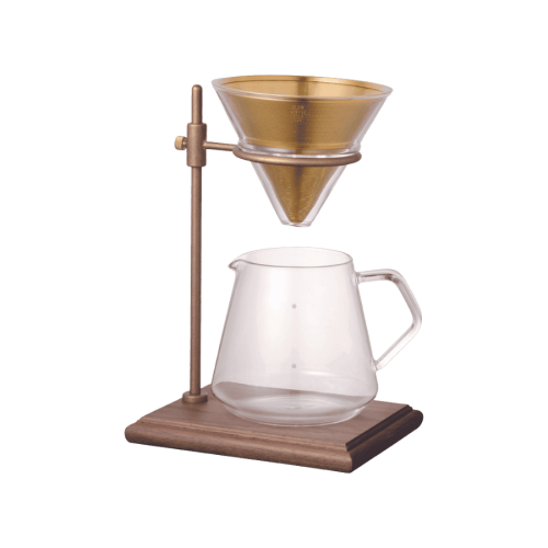 Kinto Slow Coffee Style Speciality Set z drewnianą stacją | CoffeeLove