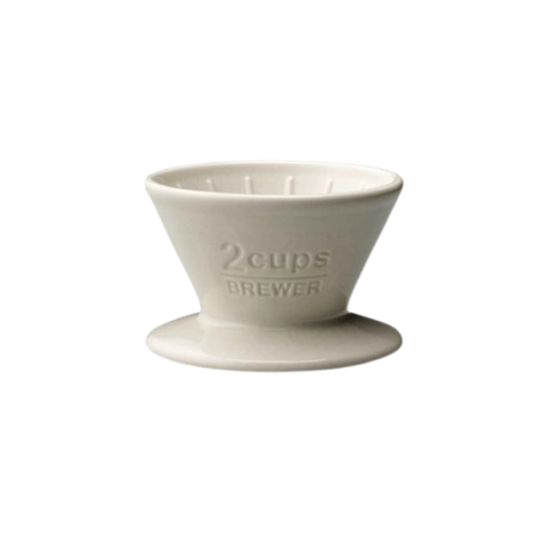 Kinto Slow Coffee Style Dripper ceramiczny biały 2 cup | CoffeeLove