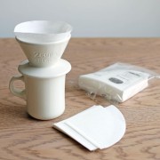 Kinto Slow Coffee Style Dripper ceramiczny biały 2 cup | CoffeeLove